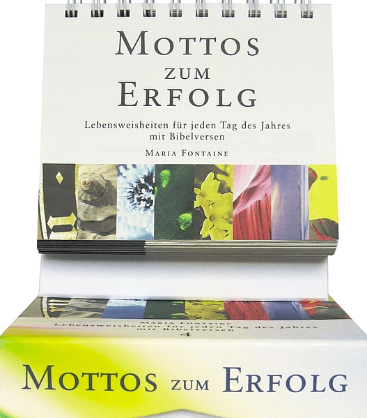 Mottos zum Erfolg 4 mit Bibelversen, 369 Seiten, EAN/ISBN: 9783906835556